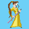 Samurai Chick icon/pixelart