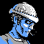 the smoker  icon/pixelart