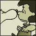 Snoopy & Lucy icon/pixelart