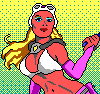 Space Girl icon/pixelart
