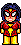 Spiderwoman I icon/pixelart