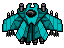 Heavy Manta Ray icon/pixelart