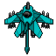 Light Manta Ray icon/pixelart