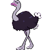 ostrich  icon/pixelart
