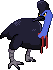 cassowary bird  icon/pixelart