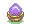 Earth baby hatches icon/pixelart