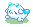 Water baby idling icon/pixelart