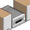 Stereo icon/pixelart