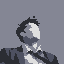 Structure falls icon/pixelart