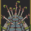 Ten of Swords - Tarot Collab - Tai Lung icon/pixelart