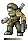 A hero. icon/pixelart