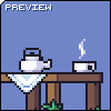 Teatime icon/pixelart