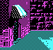 Axum Town Plaza CGA icon/pixelart