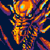 Gold Dragon icon/pixelart