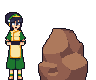 Toph Earthbending icon/pixelart