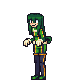 Tsuyu asui idle animation icon/pixelart
