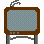 TV icon/pixelart