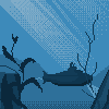 Underwaterworld  icon/pixelart