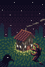 At the Door icon/pixelart