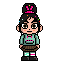 Vanellope 360 icon/pixelart
