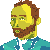 van gogh icon/pixelart
