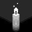 Fire candle icon/pixelart