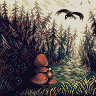 rot im wald icon/pixelart