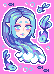 Whisper of the Waves  icon/pixelart